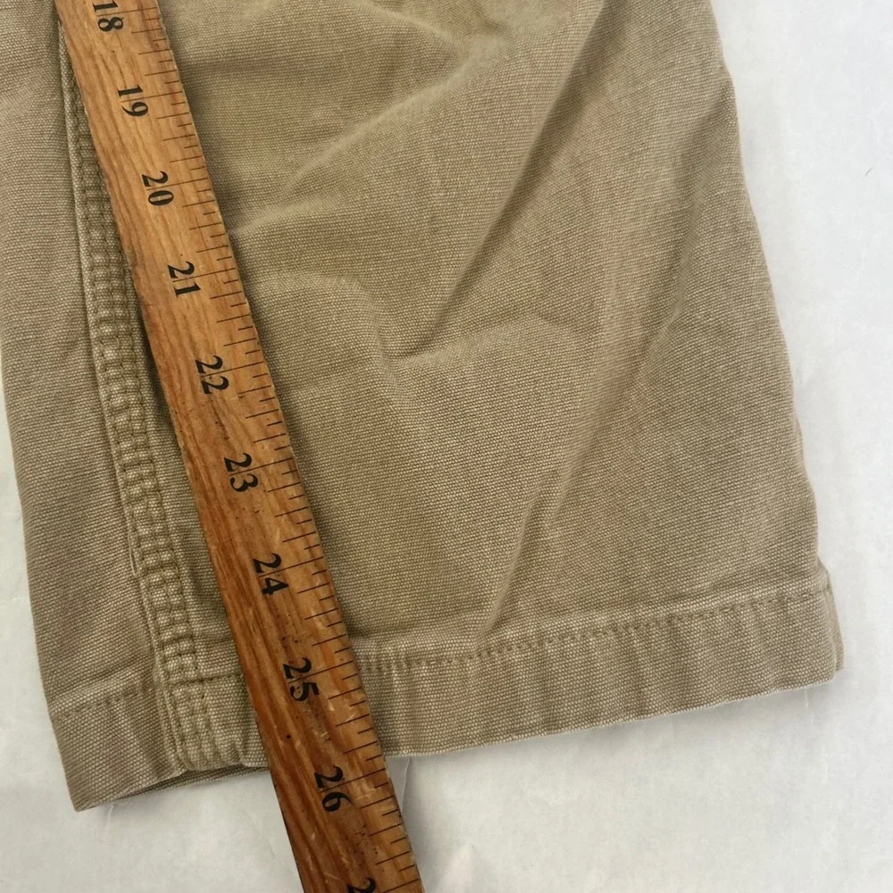 Carhartt Mens Straight Fit Work‎ Canvas Pants Tan Khaki Rigby Utility 38x26